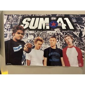 Vintage 2001 sum 41 poster good user condition big